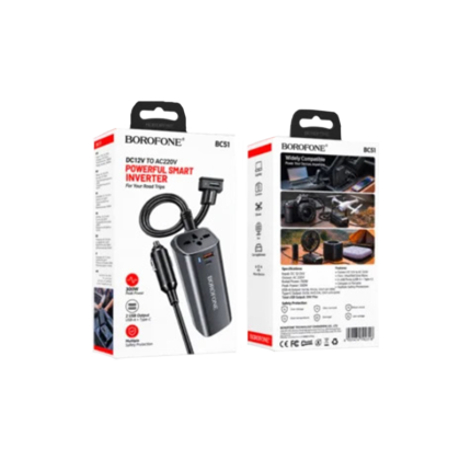 BOROFONE FC1 portable air pump with LCD screen