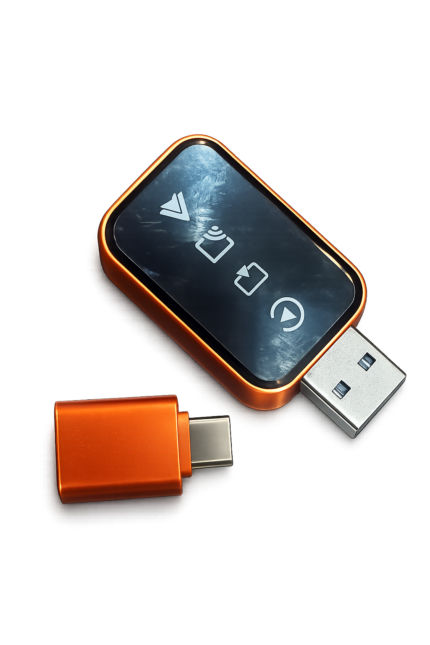 4-in-1 Wireless Car Adapter 2026 – CarPlay, Android Auto, AirPlay